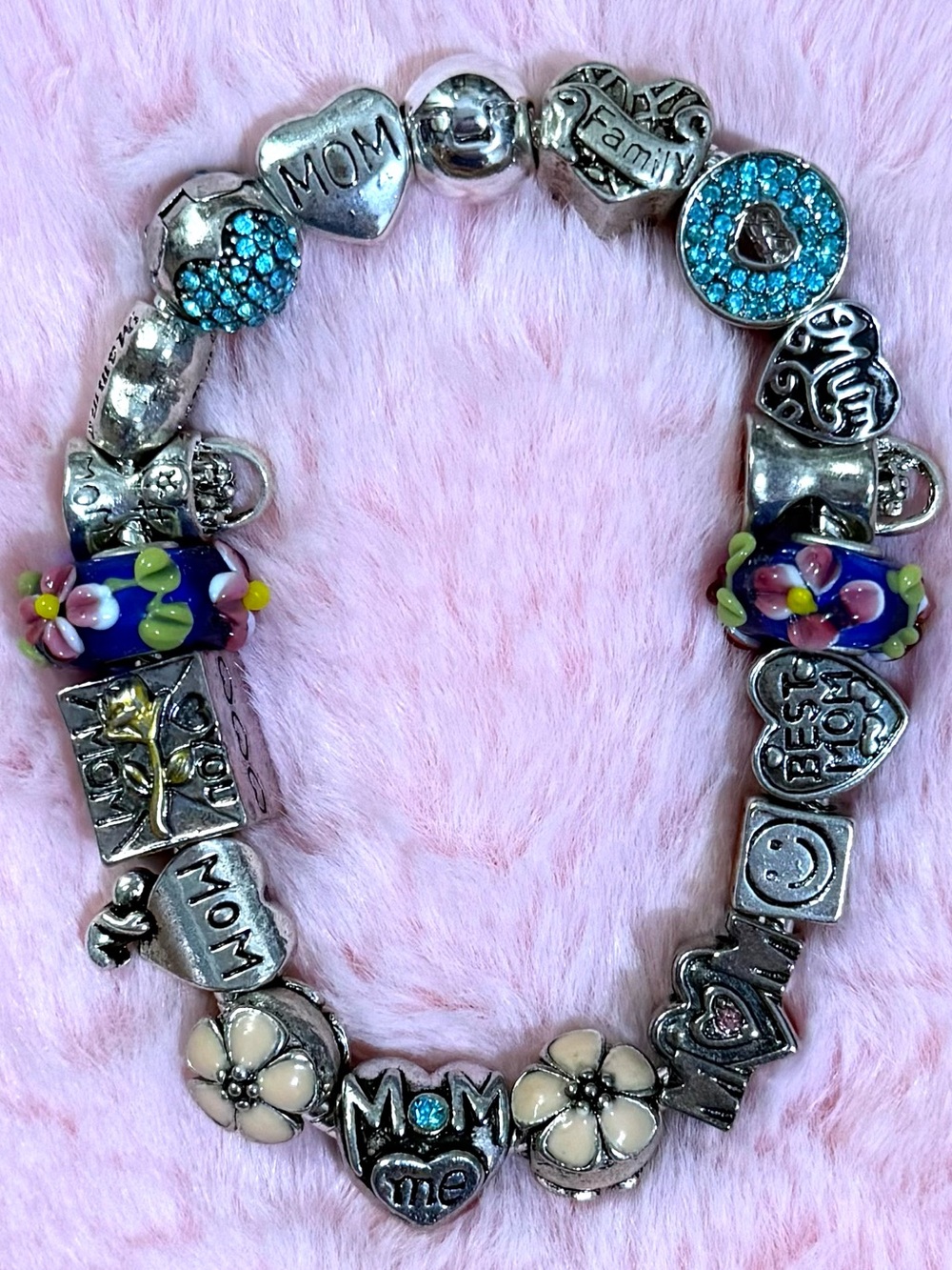 Mom Charm Bracelet 20 Cm